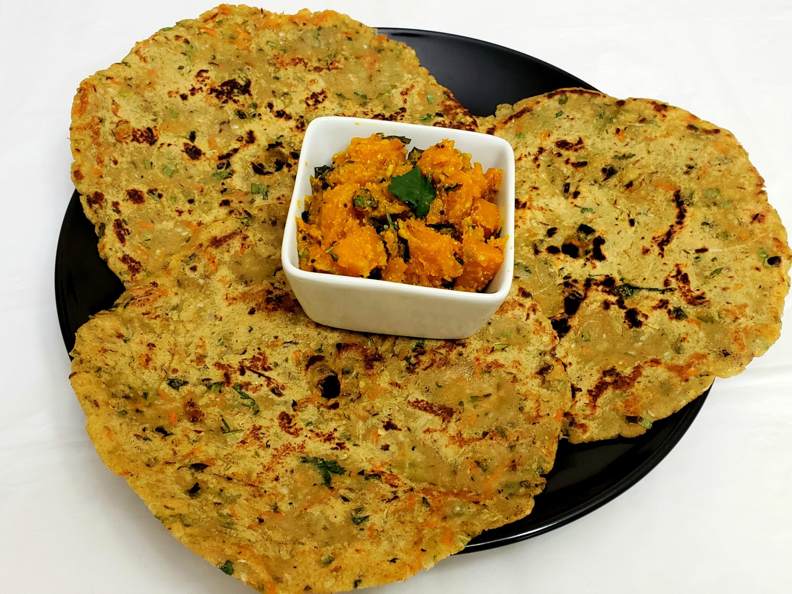 Masala Jowar Roti Sorghum Millet Roti Kaaram Jonna Rotte With 